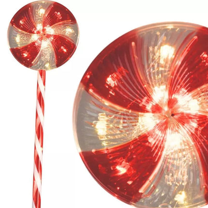 LED sodų dekoracija - Saldainiai, 3 vnt. rinkinys, šilta šviesa