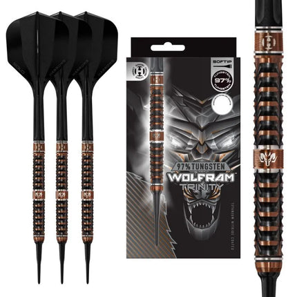 Harrows WOLFRAM TRINITY 97 % softip smiginio strėlytės