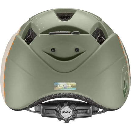 Vaikiškas dviratininko šalmas UVEX Kid 2 CC, 46-52 cm, šalavijų žalia