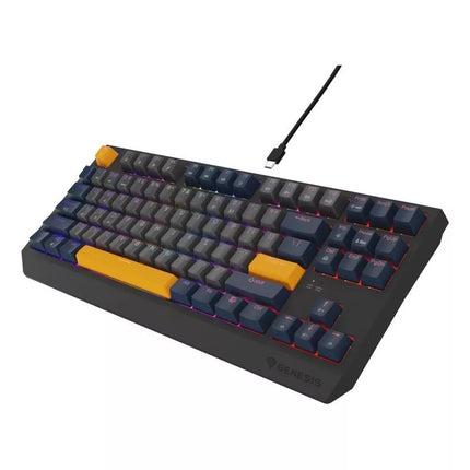 GENESIS Thor 230 TKL žaidimų klaviatūra USB QWERTY Anglų Kalba Mėlyna