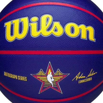 Wilson 2025 NBA Visų žvaigždžių rungtynių kamuolys su parašu WZ4034101XB