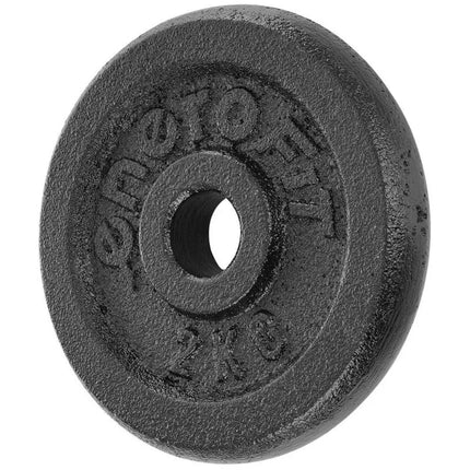 BLACK CAST IRON WEIGHT 2 KG ENERO FIT Ø26.5