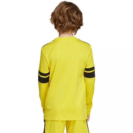 adidas Squadra 25 Long Sleeve Kids T-Shirt Yellow JJ0043
