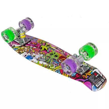 PLASTIC SKATEBOARD 22 INCHES ENERO GRAFFITI LED 1030852
