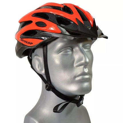 DUNLOP MTB RED ADJUSTABLE CYCLING HELMET S. M (55-58CM)