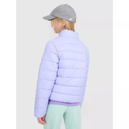 Girls' down jacket with synthetic filling 4F 4FJWSS25TDJAF515-52S