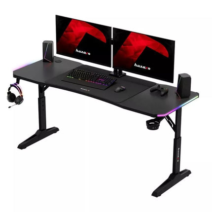 Huzaro Hero 4.6 RGB Juodas žaidimų stalas