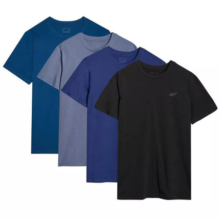 Vyriškas marškinėlis (4 marškinėlių rinkinys) 4F 4P-SS-4FWMM00TTSHM2256-90S 4PACK