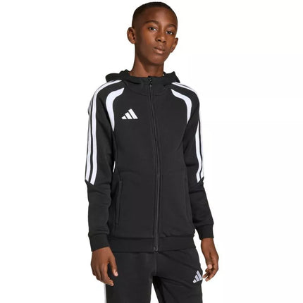 adidas Tiro 26 Lyga Sportinis džemperis su pilnu užtrauktuku Vaikams Juodas KF3324