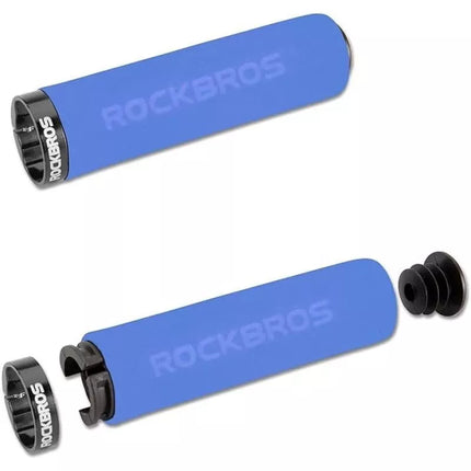 Rockbros BT1001BLBK kempininės dviračio vairo rankenos – mėlynos ir juodos
