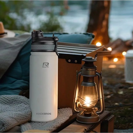 Rockbros 35210029005 terminė dviračio gertuvė gėrimams 550 ml - balta