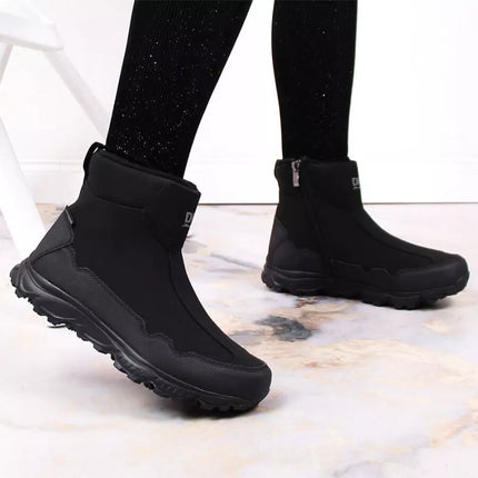 DK Jr DK58A Waterproof Insulated Snow Boots, Black