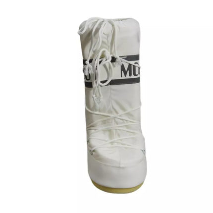 Moteriški Moon Boot MB Icon Nylon balti žiemos sniego batai - 80D1400440-A001