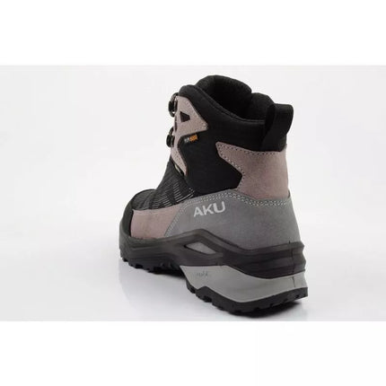 Moteriški trekingo sportiniai batai Adapta Gore-tex odiniai juodi/rožiniai Aku