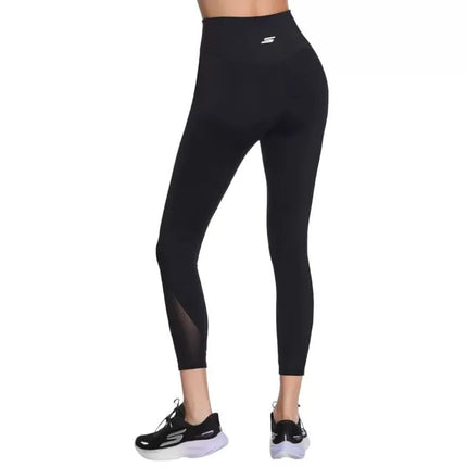 Skechers Tempo aukšto liemens 7/8 tamprės LG83-BLK juodos, L dydis