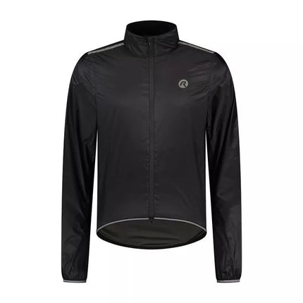 Rogelli ESSENTIAL juoda lietaus striukė XL