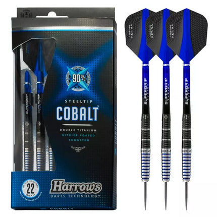 Harrows COBALT 90% Steeltip Darts HS-TNK-000013299
