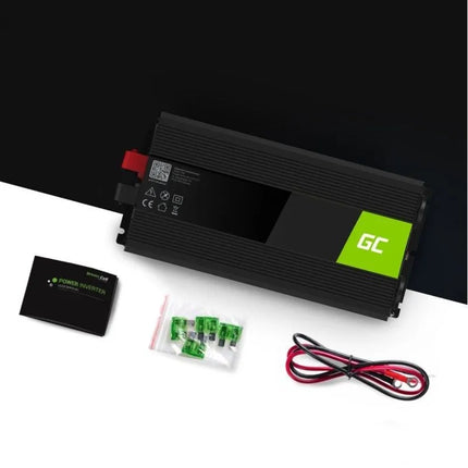 GREEN CELL INV25 INVERTER 12V-230V 1500W/3000W MODIFIED SINE WAVE