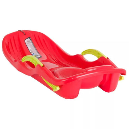 PLASTIKINĖ ROGUTĖ SU STABDŽIAIS RACE S RED