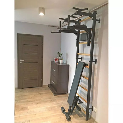 GIMNASTIKOS KOPIĖTELĖS SU ATRAMINE SKERSINIU IR SUOLIUKO KOMPLEKTU 723B
