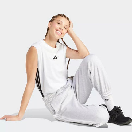 adidas Essentials 3-Stripes Fleece Loose-Fit kelnės IN6178