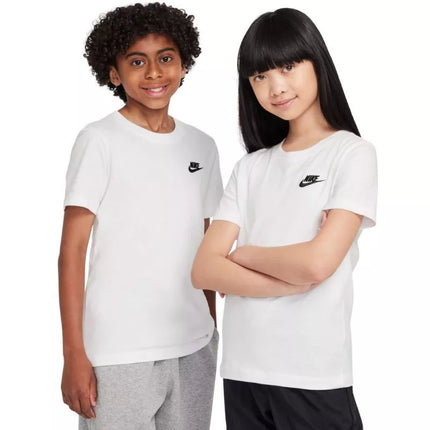 Vaikiški marškinėliai Nike Sportswear, balti, FZ5177 100