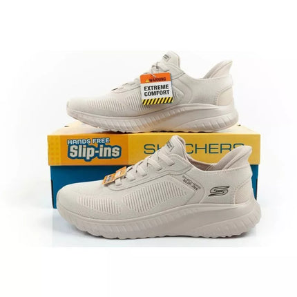 Skechers Bobs Squad Chaos SLIP-INS ecru men's sneakers