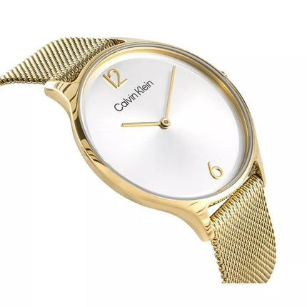 CALVIN KLEIN Nesenstantis tinklinis laikrodis moterims 25200003 + Dėžutė