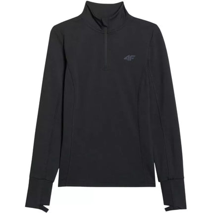 Women's thermal sweatshirt 4F F098 deep black 4FWAW25UBRUF098 20S