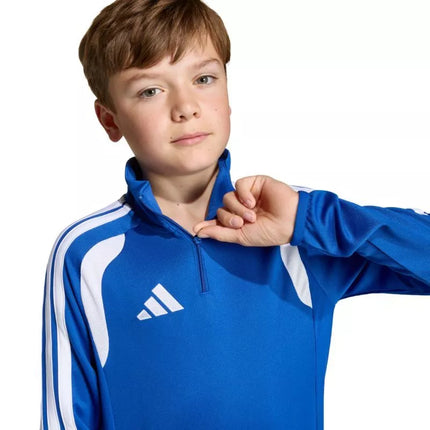 adidas Tiro 26 Lygos treniruočių džemperis berniukams/mergaitėms, mėlynas ir baltas JY7162