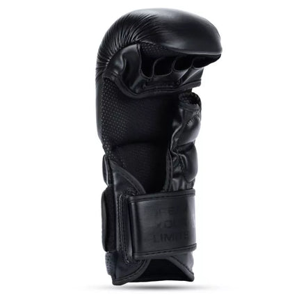MMA treniruočių pirštinės M - Warrior Black - LegacySeries
