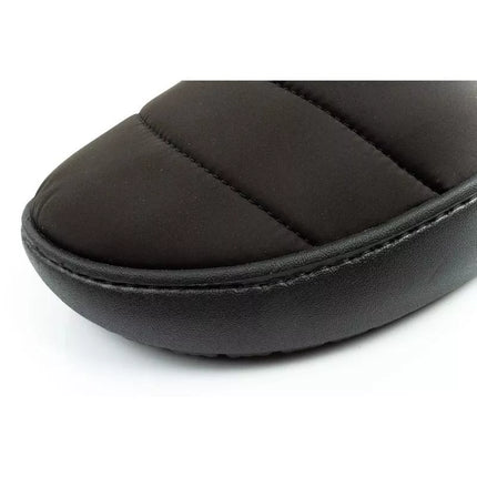 Crocs men's shoes slippers Classic Puff Moc slippers black insulated