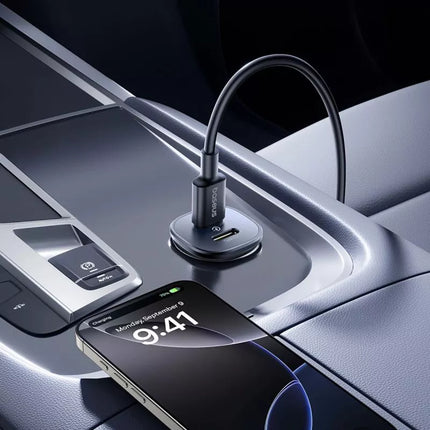 Baseus GoTrip 2 x USB-C 30W Car Charger - Black