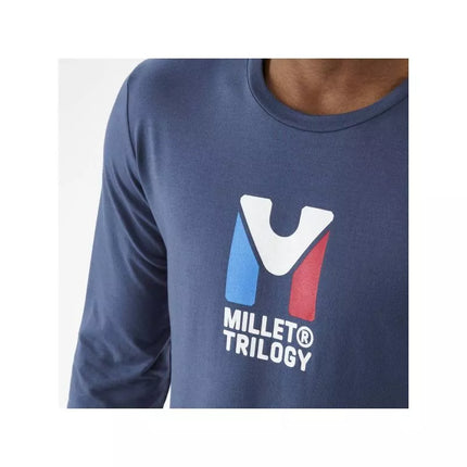 M Chamonix Tri Ts Ls marškinėliai tamsiai mėlyni Millet