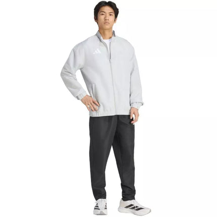 Vyriškas adidas Entrada 26 pristatomasis džemperis pilkas JZ6620