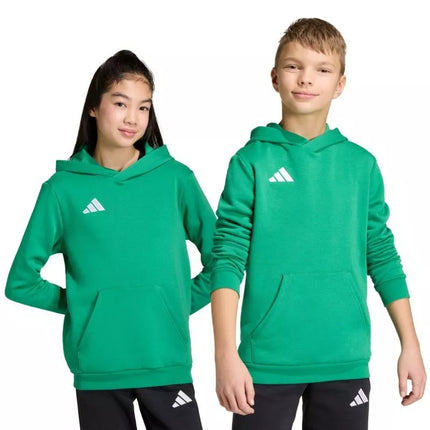 Adidas Entrada 26 Džemperis su gobtuvu žalias JZ6563 vaikiškas