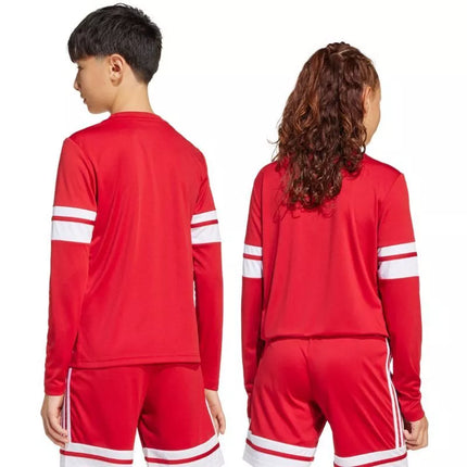 adidas Squadra 25 Vaikiškas džersis ilgomis rankovėmis, raudonas ir baltas JJ0041