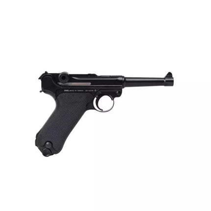 Oro pistoletas RANGER P08 Parabellum KWC kal. 4,5 mm BBs BLOW BACK 21 šūvio FULL METAL CO2 (AAKCMB410AZB)