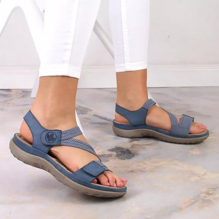 Patogios Rieker W RKR587 mėlynos basutės