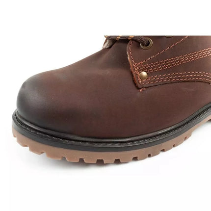 Vyriški Wrangler Arch batai, Chelsea tipo, elegantiškos tamsiai rudos odos