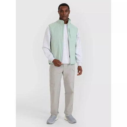 Men's sleeveless vest with stand-up collar 4F 4FWSS25TVJAM194-47S