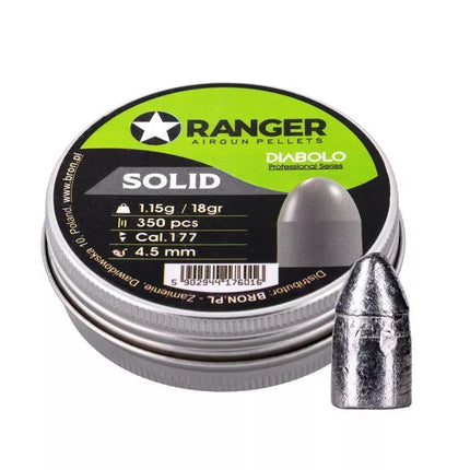 Shot 4.5 mm RANGER Diabolo Professional Solid semi-circular 350 pcs. 1.15 g
