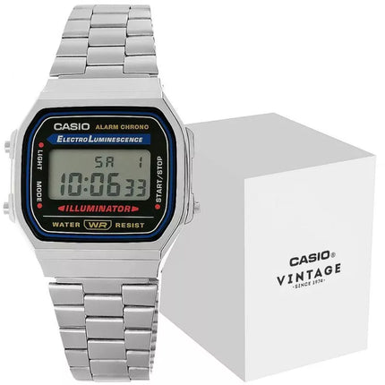 CASIO Vintage Watch A168WA-1YES + BOX