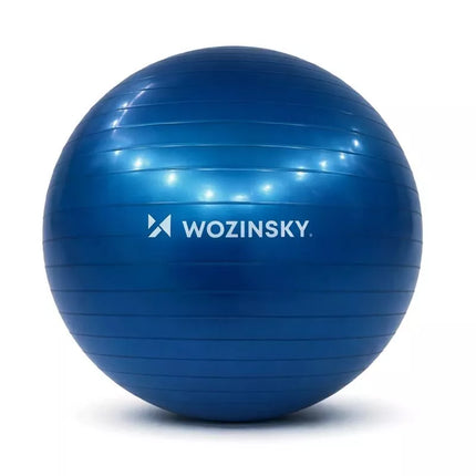 Wozinsky WGB65BL mankštos kamuolys, 65 cm, mėlynas
