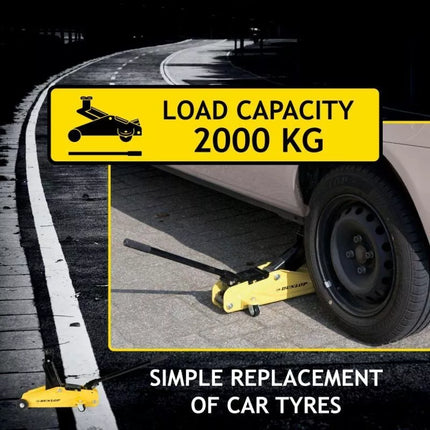 CAR JACK HYDRAULIC JACK FROG DUNLOP 2000KG