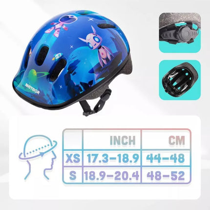 Meteor KS06 Alien Jr dviratininko šalmas 17438, dydis XS, 44–48 cm