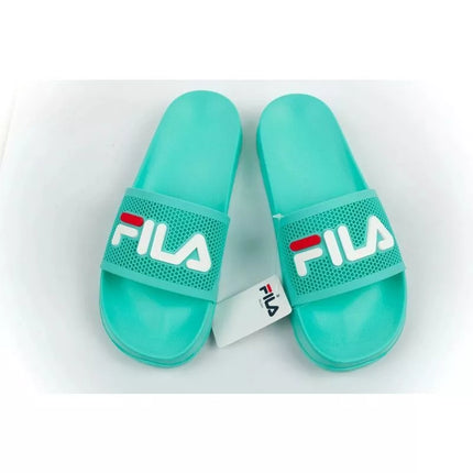 Fila women's sports flip-flops Morro comfortable green slippers for the pool