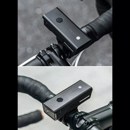 Rockbros 24510003001 Priekinis dviračio žibintas 260 lm + USB-C - USB-A laidas - Juodas