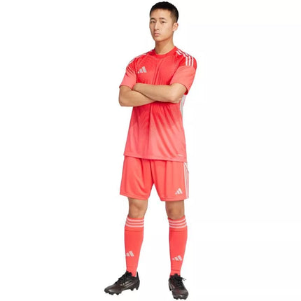 adidas Tiro 25 Competition Jersey Short Sleeve Men's Goalkeeper Shirt Red JI9717