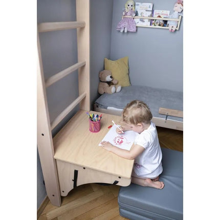 LADDER WITH WOODEN BAR AND ACCESSORIES BENCHK 112+A204